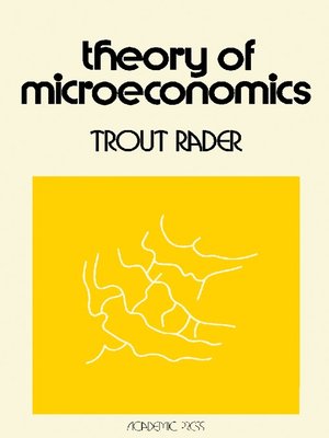 cover image of Theory of Microeconomics